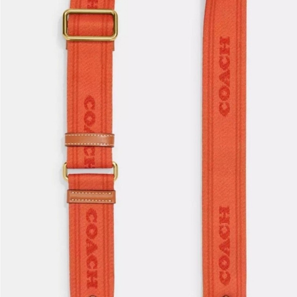 Coach Orange Adjustable Strap